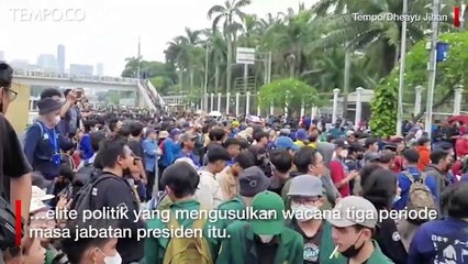 Demo 11 April BEM SI Tetap Tuntut Tolak Jokowi 3 Periode