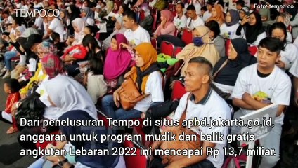DKI Sediakan 492 Bus Mudik Gratis Lebaran 2022, Pemudik Harus Daftar Online