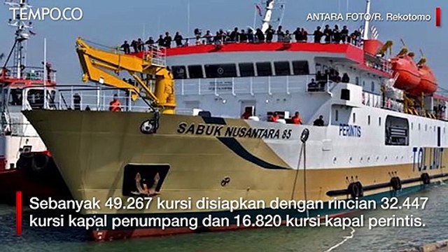 Pelni Sediakan 49 267 Kursi Selama Periode Angkutan Lebaran Tahun Ini