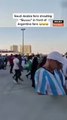 Arabia Saudita, tifosi esultano come Cristiano Ronaldo - Video