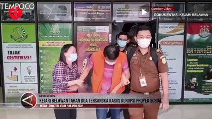 Kejari Belawan Tahan Dua Tersangka Kasus Korupsi Proyek Sosial