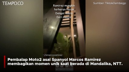 Pembalap Moto2 Marcos Ramirez Dengar Salawat saat Subuh di Mandalika