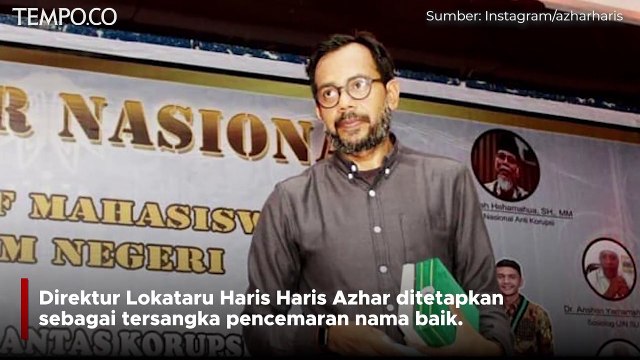 Haris Azhar Jadi Tersangka Usai Dilaporkan Luhut, Ajukan Praperadilan