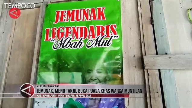 Mencicipi Jemunak, Menu Takjil Berbuka Puasa Khas Muntilan