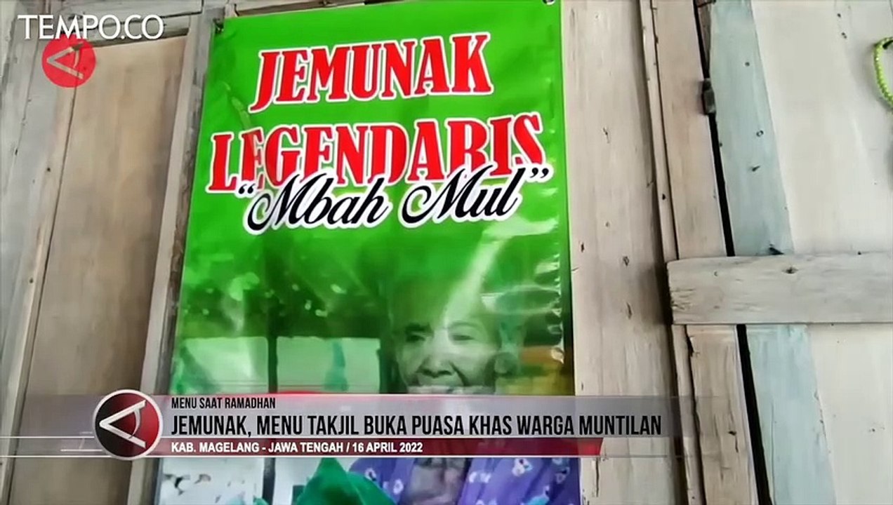 Mencicipi Jemunak, Menu Takjil Berbuka Puasa Khas Muntilan