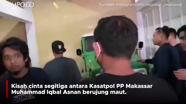 Perkara Cinta Segitiga, Kasatpol PP Makassar Tembak Mati Anggota Dishub