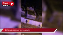 Üsküdar'da kavga; tekmeler havada uçuştu