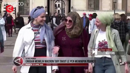 Muslim Prancis Enggan Pilih Macron Namun Takut Marine Le Pen Memimpin