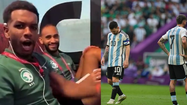 ميسي وينه.. ما ندري .. مزاح بين لاعبي السعودية بعد الفوز التاريخي على الأرجنتين