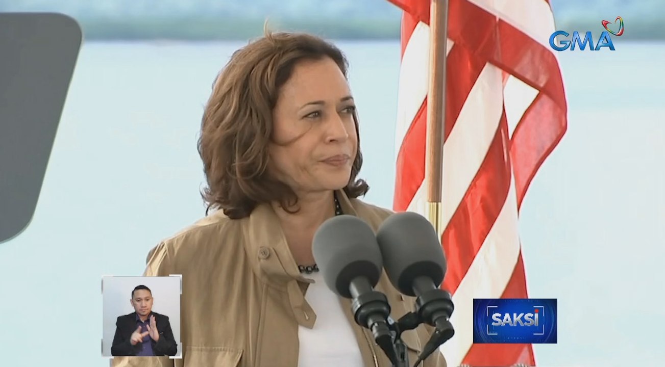 U.S. VP Harris: Magbibigay ang Amerika ng $7.5-M na tulong para sa Philippine Maritime Law Enforcement agencies | Saksi
