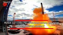 Rusia Uji Coba Peluncuran Rudal Balistik Antarbenua Sarmat