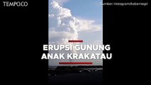 Berstatus Siaga, Gunung Anak Krakatau Keluarkan Kepulan Asap Tinggi
