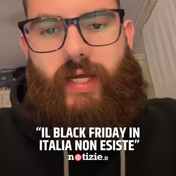 Tiktoker sul Black Friday in Italia: “Non fatevi fregare”