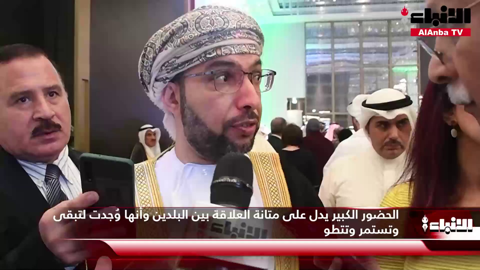 السفير د.صالح الخروصي خلال الاحتفال بالعيد الوطني الـ 52 للسلطنة  العلاقات العمانية - الكويتية وُجدت لتبقى وتستمر وتتطور