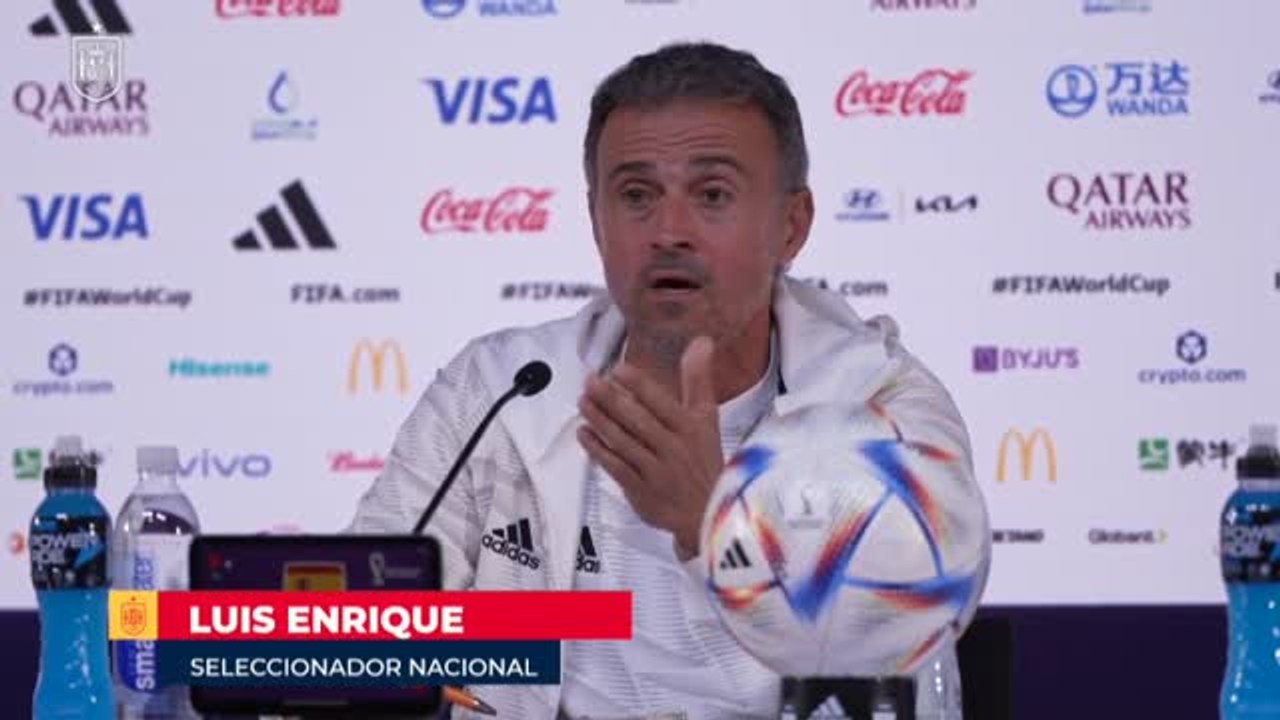 Luis Enrique: "Estoy encantando de debutar como seleccionador en un Mundial y con ganas de dar una alegría"