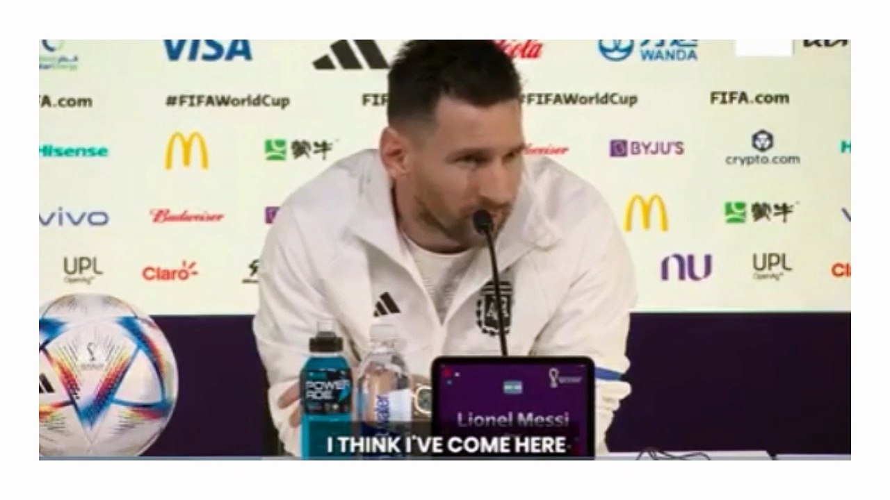 Messi nervous after the Saudi Arabia match