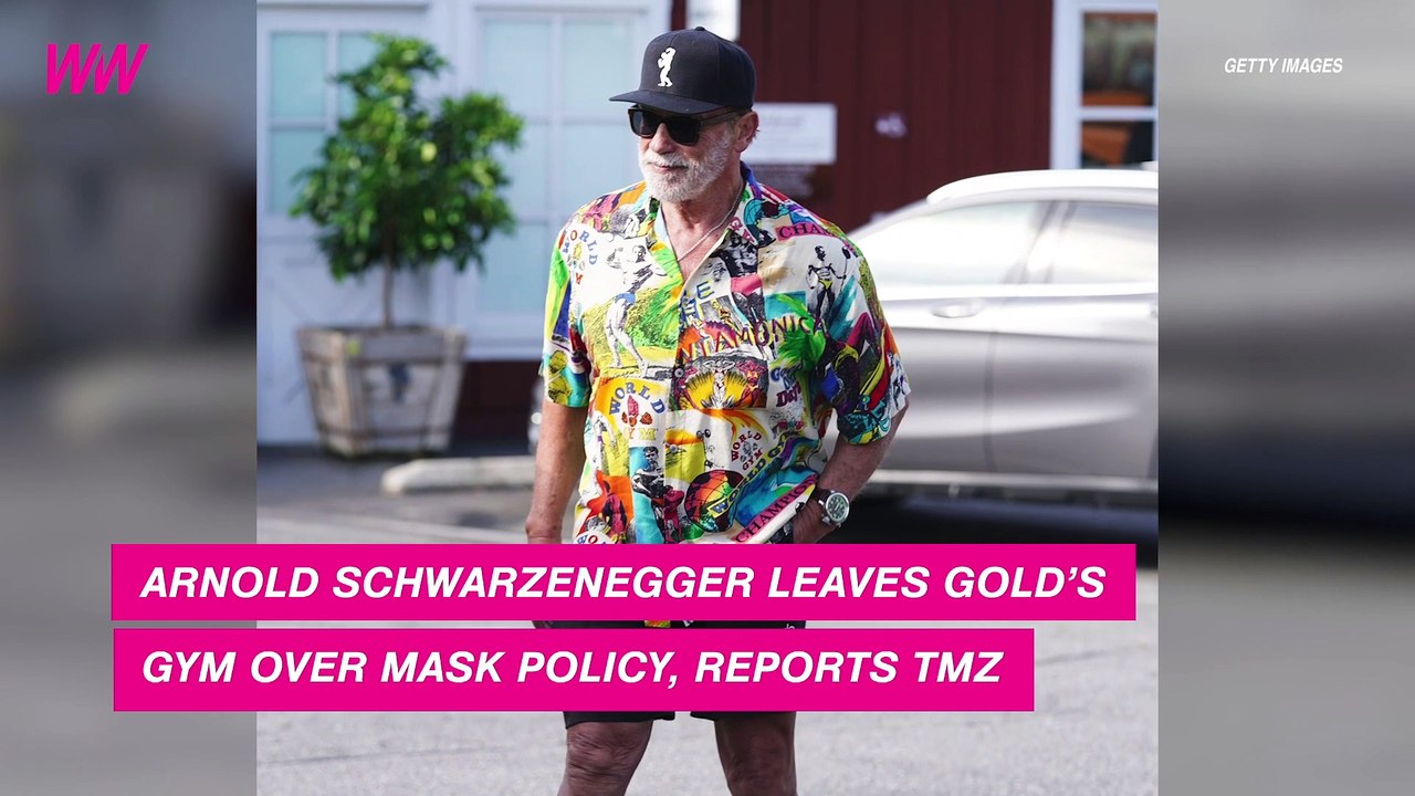 Arnold Schwarzenegger Leaves Gym Over Mask Policy