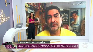 Zeca Camargo fala sobre a perda de Erasmo Carlos 22/11/2022 15:30:16