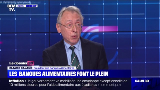 Le président des Banques alimentaires s'inquiète d'une tendance à la baisse des dons dans les magasins