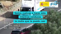 Nunca vuelvas a hacer esto mientras conduces la multa que te puede caer