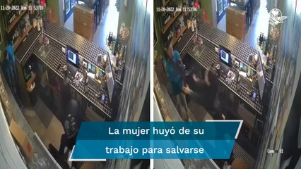 Empleada de vinatería logra escapar de sujeto que intentó agredirla 