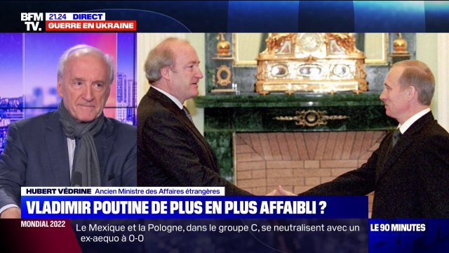 Hubert Védrine, ancien ministre des Affaires étrangères raconte sa rencontre avec Vladimir Poutine en l'an 2000