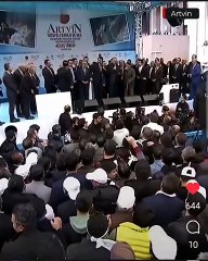 Erdoğan açılış töreni sırasında Bakan Dönmez'e: Öyle mıy mıy yok!