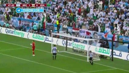 السعوديه و الارجنتين هدف السعوديه الاول