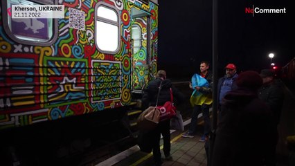 War in Ukraine: Residents board trains to escape ‘life-threatening’ winter in Kherson and Mykolaiv