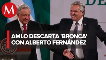 AMLO niega afectación en relación con Alberto Fernández, pese a cancelar viaje a México