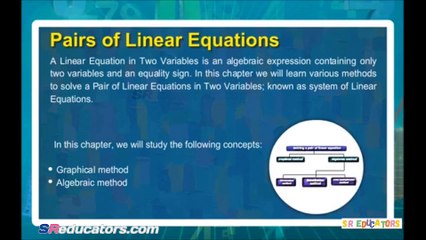 Pair of Linear equations