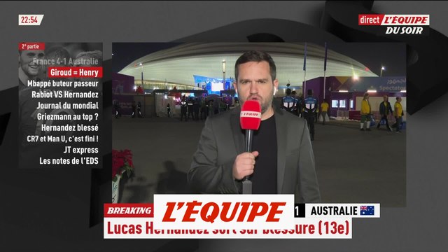 «Assez grave» pour Lucas Hernandez - Foot - CM 2022 - Bleus