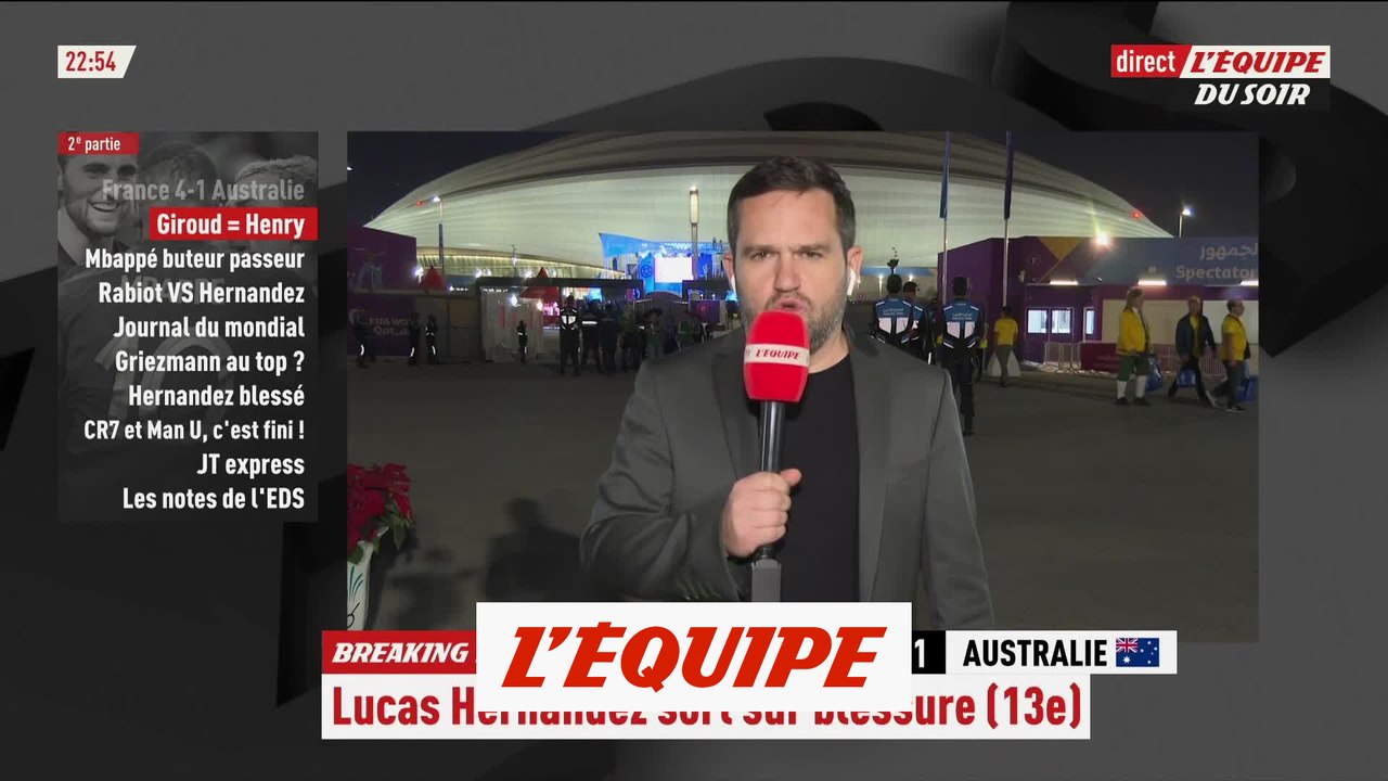 «Assez grave» pour Lucas Hernandez - Foot - CM 2022 - Bleus