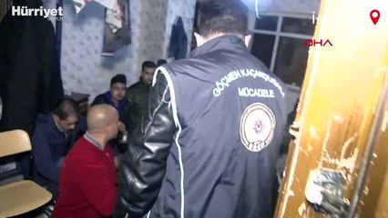 Kaçak göçmenlere yönelik operasyon düzenlendi