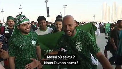 Qatar 2022 - "Messi, où es-tu ?" scandé par les supporters saoudiens