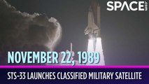 OTD in Space - November 22: STS-33 Launches Classified Military Satellite