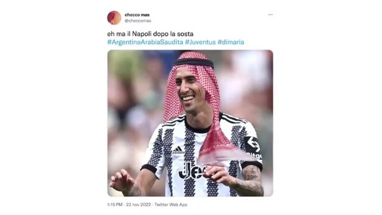Argentina-Arabia Saudita 1-2 le reazioni e i meme più divertenti sui social
