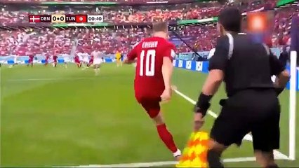 Denmark vs Tunisia 0-0 Highlights  FIFA World Cup Qatar  November 22nd,  2022.  #DENTUN.