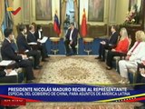 Pdte. Nicolás Maduro recibe al Representante Especial Qiu Xiaoqi de la República Popular de China