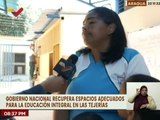 Habitantes de Las Tejerías agradecen a las Bricomiles la recuperación de instituciones educativas