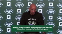 Robert Saleh Explains Why He Is No Longer Committing to Zach Wilson at Quarterback