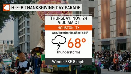 Your Thanksgiving parade forecast