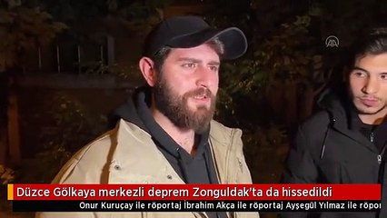 Düzce Gölkaya merkezli deprem Zonguldak'ta da hissedildi