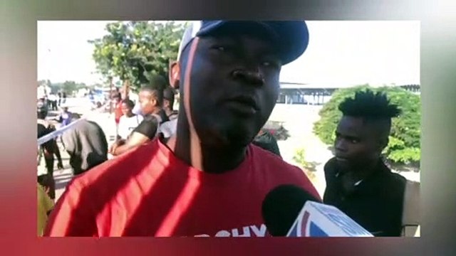 NACIONALES HAITIANOS RETORNAN A SU PAÍS TRAS PROTESTA