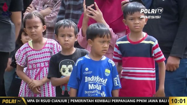 Presisi Update 10.00 WIB Presiden Jokowi Temui Pengungsi Gempa Bumi Cianjur