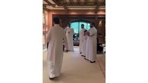 شاهد.. احتفال الأمير محمد بن سلمان بعد فوز السعودية التاريخي على الأرجنتين