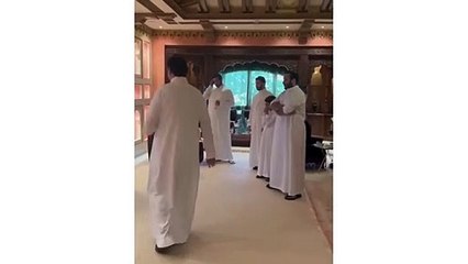 شاهد.. احتفال الأمير محمد بن سلمان بعد فوز السعودية التاريخي على الأرجنتين