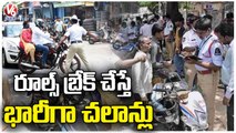 Public Facing Problems With Traffic Rules And Challans _ Hyderabad _ V6 News