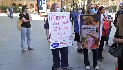Nurses walk off job in NSW for fourth time this year