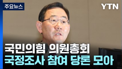 與, "예산 처리 뒤 국조 실시" 당론으로...추가 협상 주목 / YTN